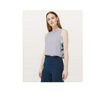 Lululemon Cut Back Crop Tank - Size 12
